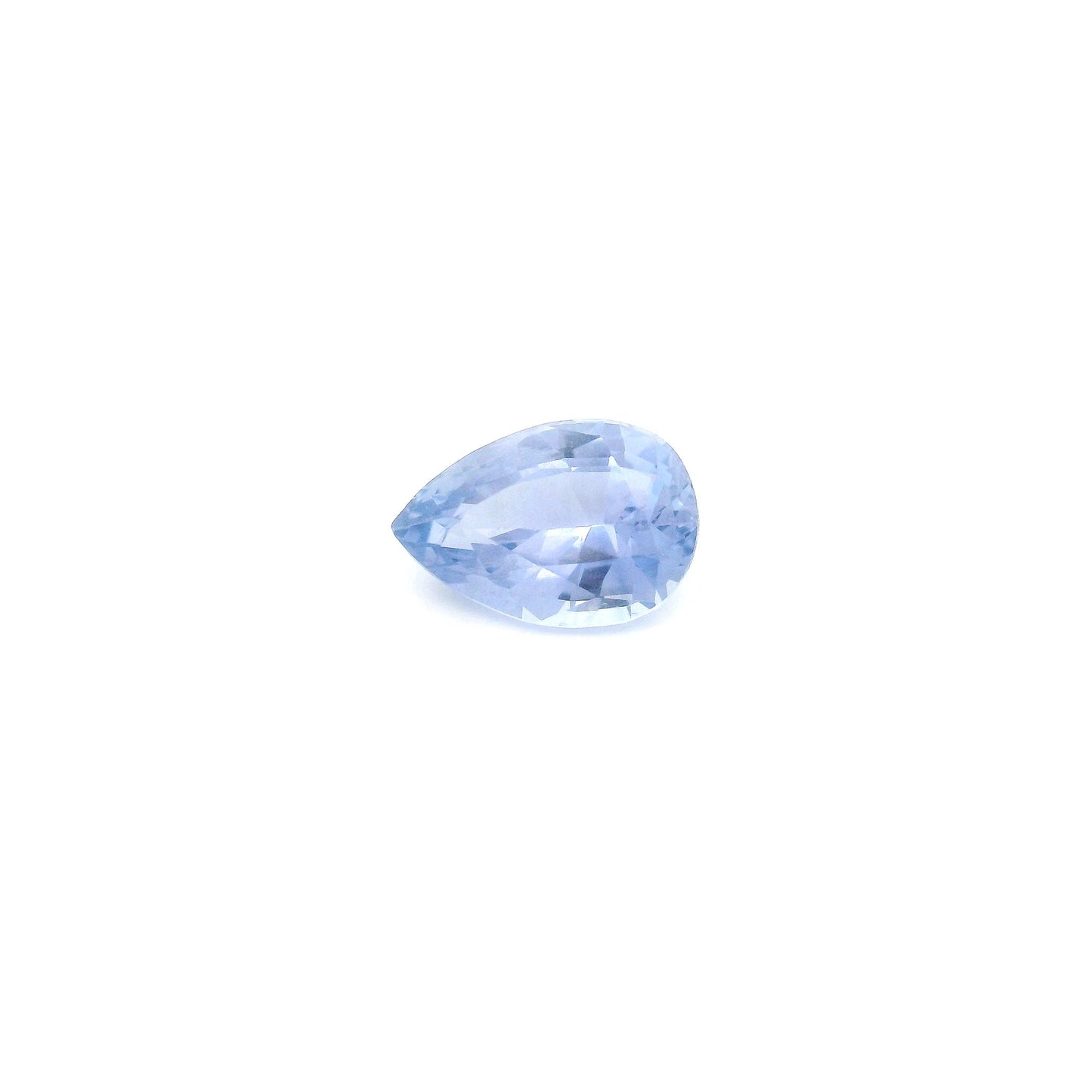 Sapphire Light Blue Pear 0.91ct GSI Certified
