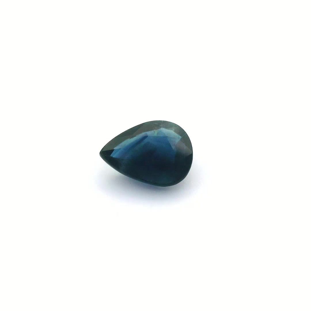Sapphire Deep Blue Pear 2.42ct