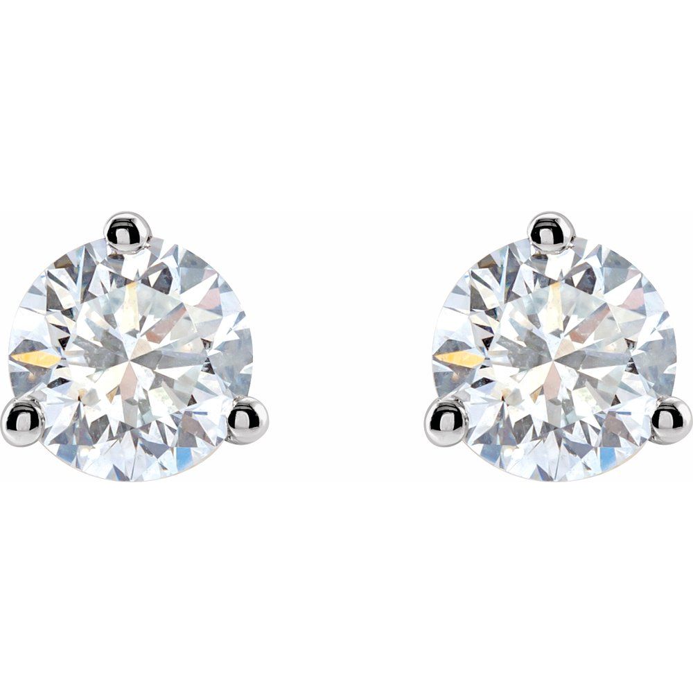 14K Gold Lab-Grown Diamond Stud Earrings